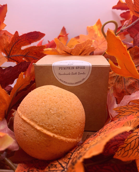Pumpkin Spice Bath Bomb