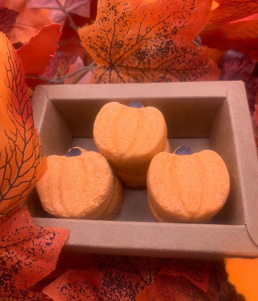 Pumpkin Spice Bath Fizzes