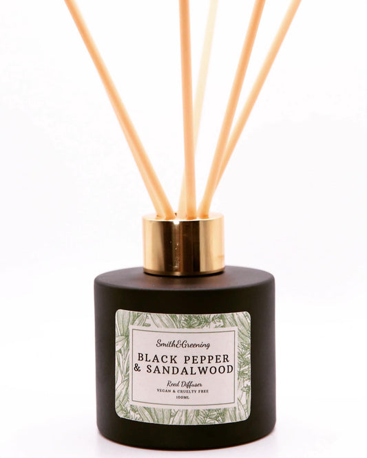 Black Pepper & Sandalwood Reed Diffuser