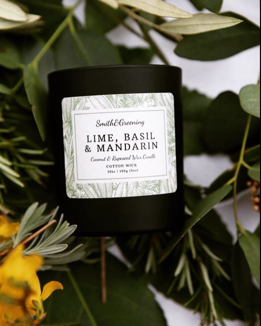 Lime, Basil & Mandarin Candle