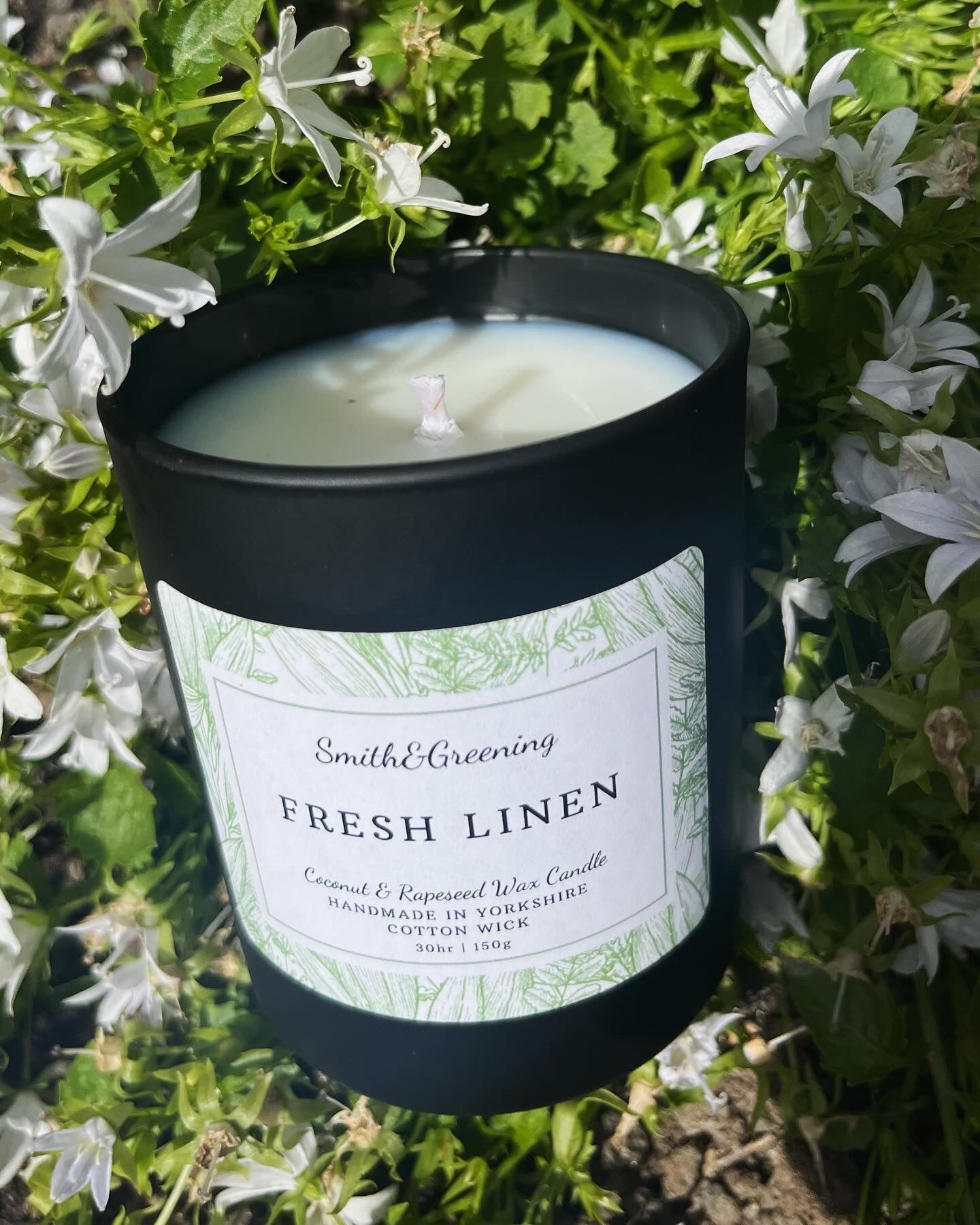 Fresh Linen Coconut Wax Candle
