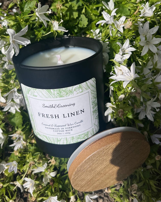 Fresh Linen Coconut Wax Candle