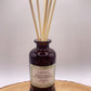 Rock Salt & Driftwood Reed Diffuser - Luxury amber glass jar