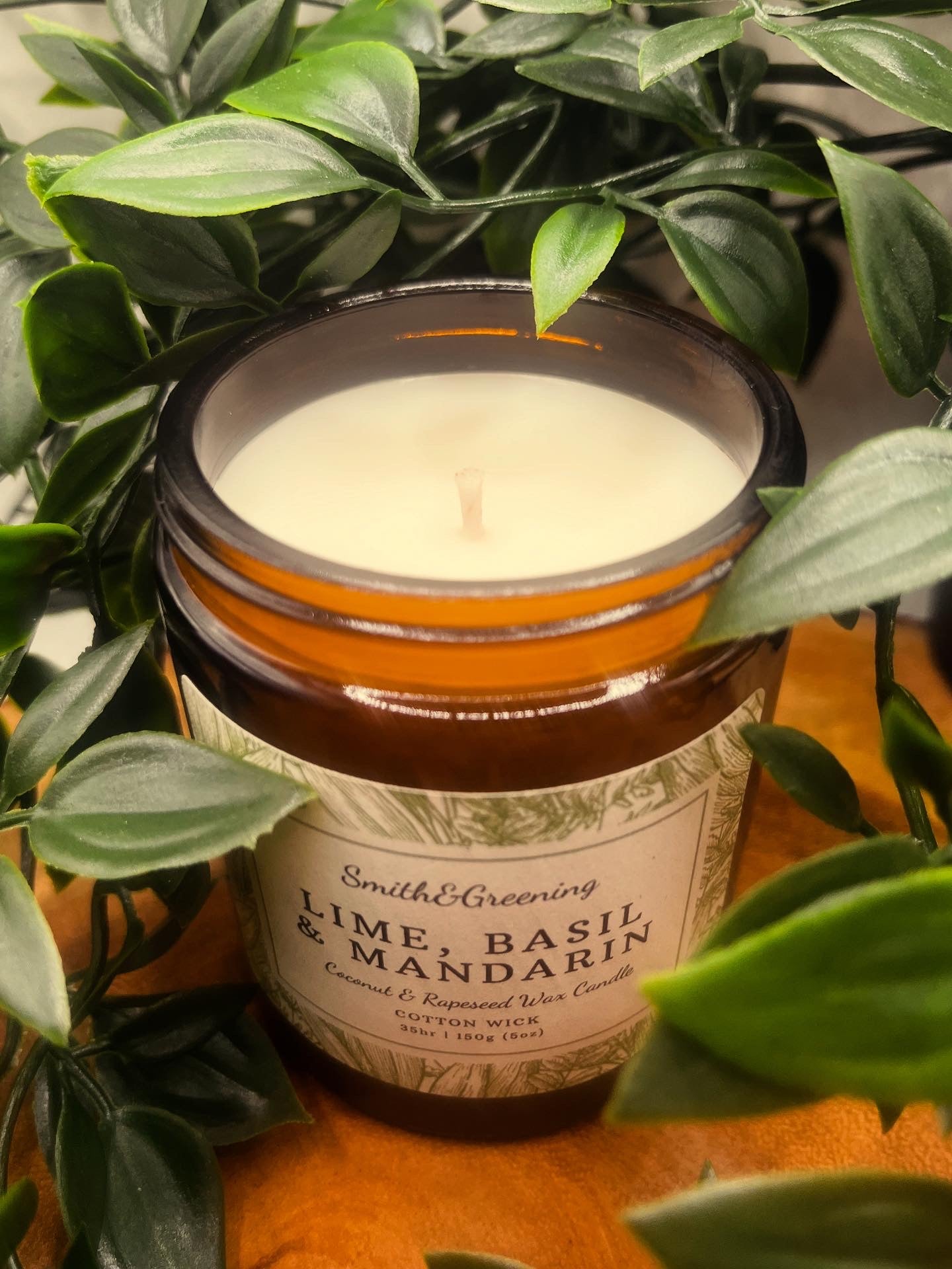 (Copy) Lime, Basil & Mandarin Candle