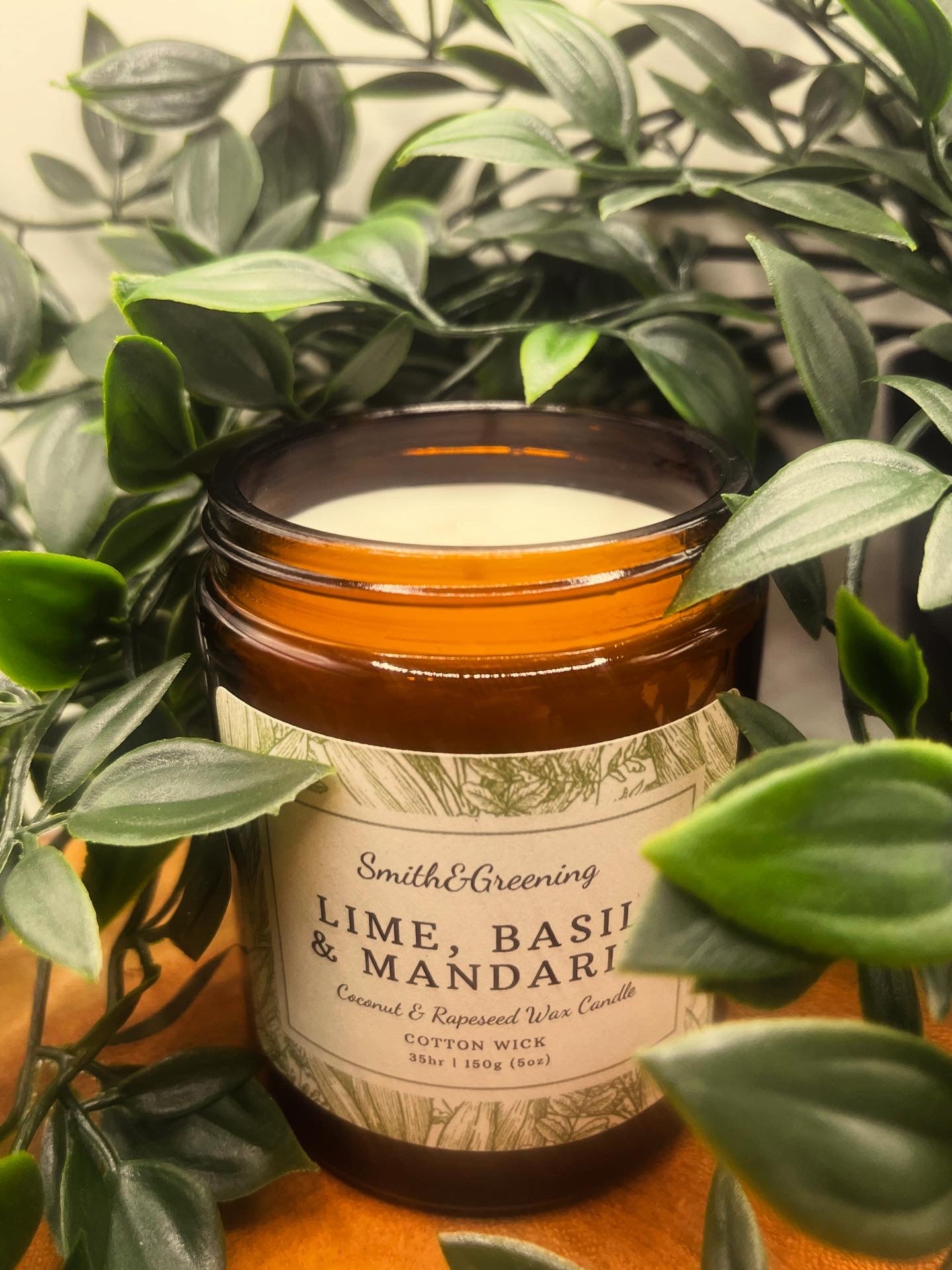 (Copy) Lime, Basil & Mandarin Candle