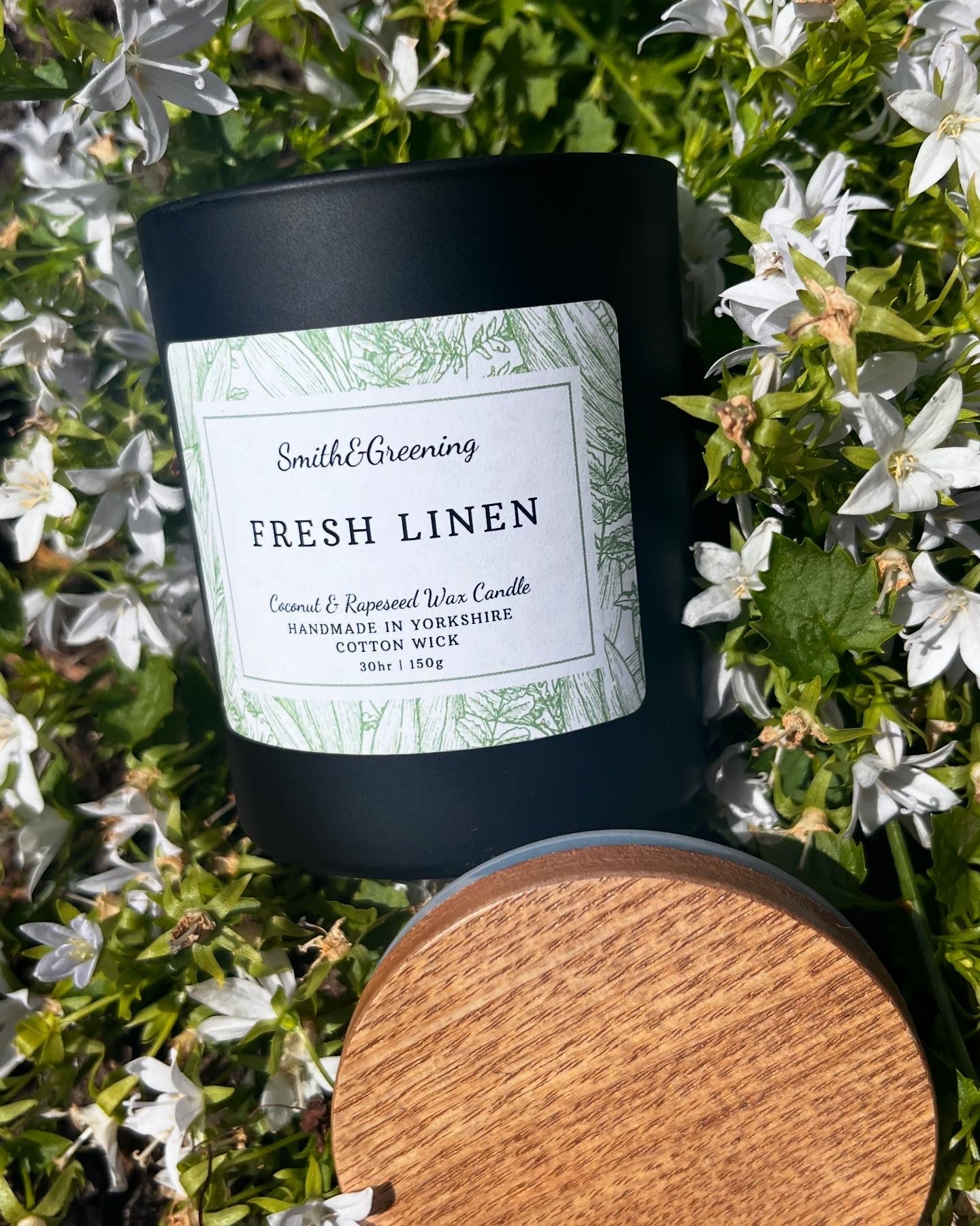 Fresh Linen Coconut Wax Candle