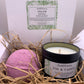 Dream Candle & Bath Bomb Gift Set