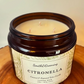 Citronella and Lemongrass Coconut &amp; Rapeseed Wax Candle
