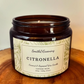 Citronella and Lemongrass Coconut &amp; Rapeseed Wax Candle