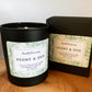 Peony & Oud Coconut Wax Candle. Hand poured, vegan and cruelty free!