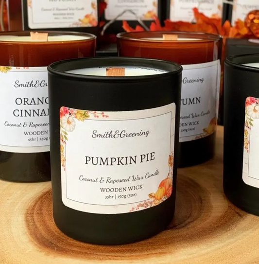 Pumpkin Pie Coconut Wax Candle