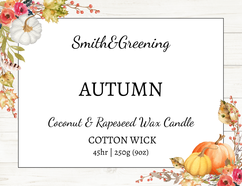 Autumn Coconut Wax Candle