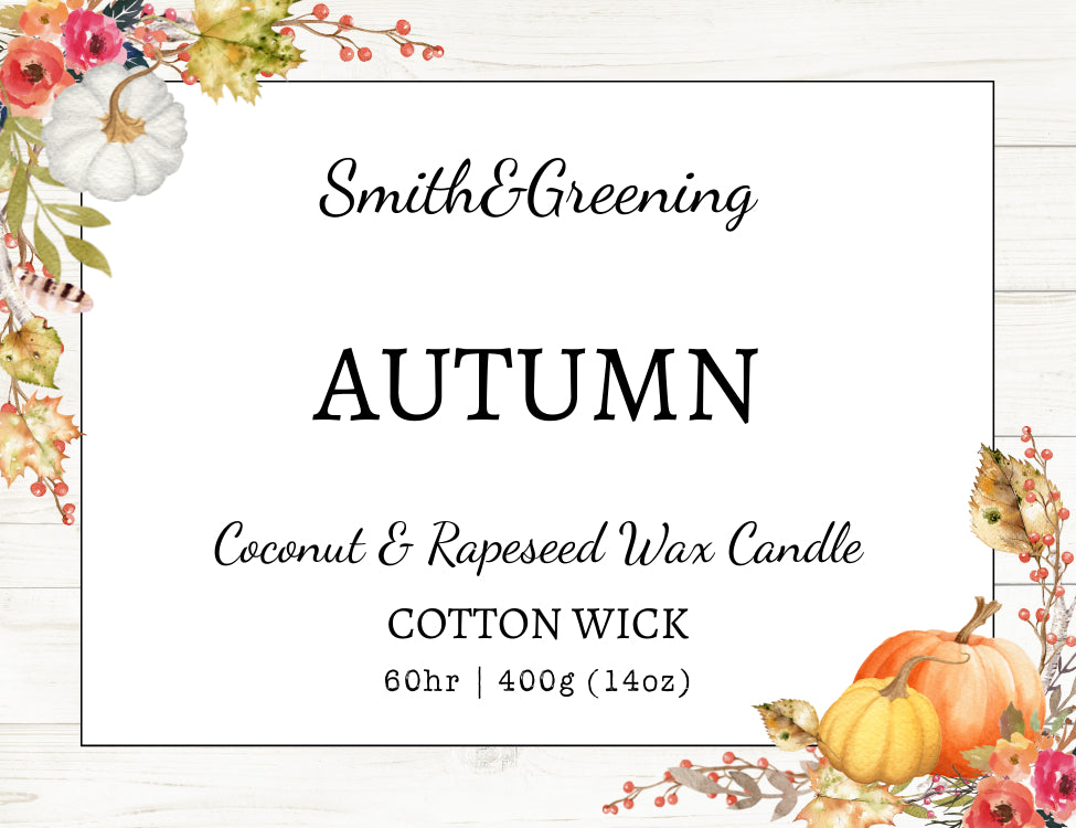 Autumn Coconut Wax Candle