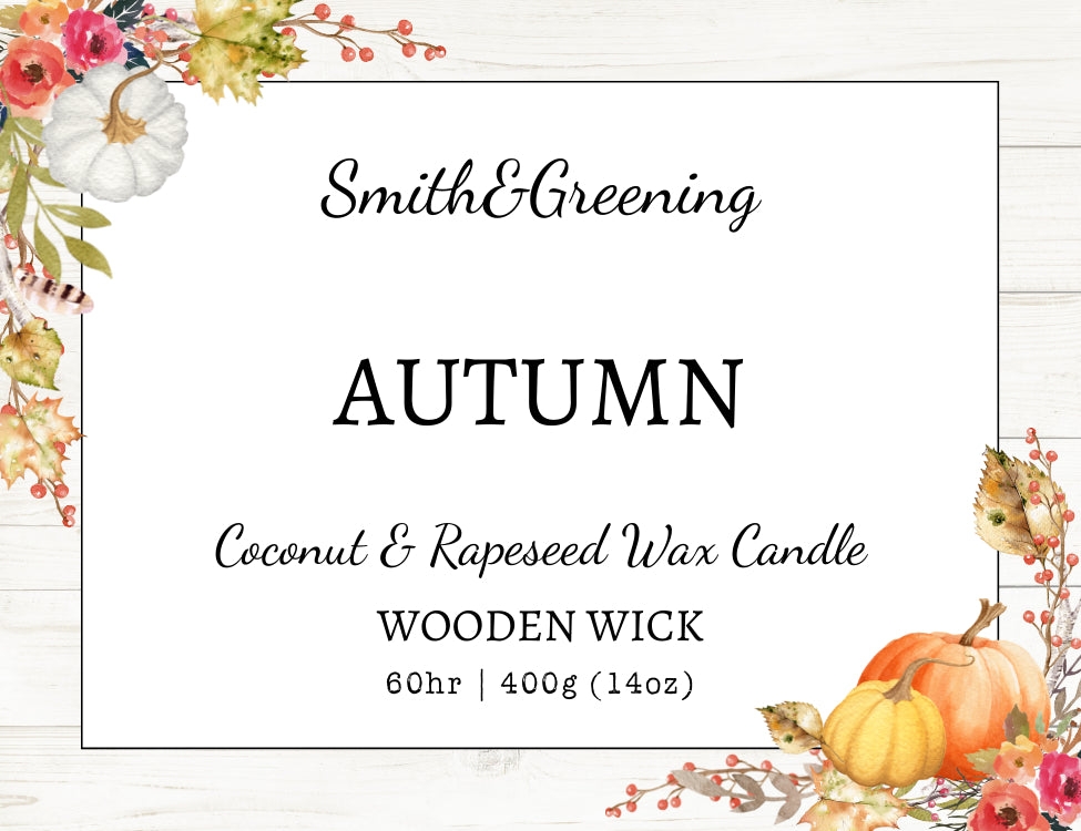 Autumn Coconut Wax Candle