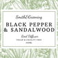 Black Pepper & Sandalwood Reed Diffuser
