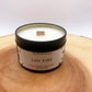 Log Fire Coconut Wax Candle. Hand poured, vegan candle with a choice of wooden or cotton wick