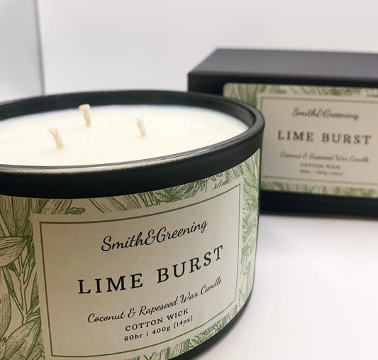 Lime Burst Aromatherapy Candle