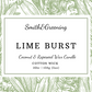 Lime Burst Aromatherapy Candle