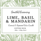 Lime, Basil & Mandarin Candle