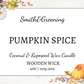 Pumpkin Spice Coconut Wax Candle
