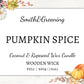 Pumpkin Spice Coconut Wax Candle
