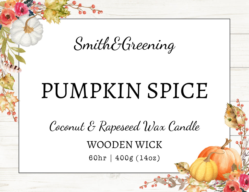Pumpkin Spice Coconut Wax Candle