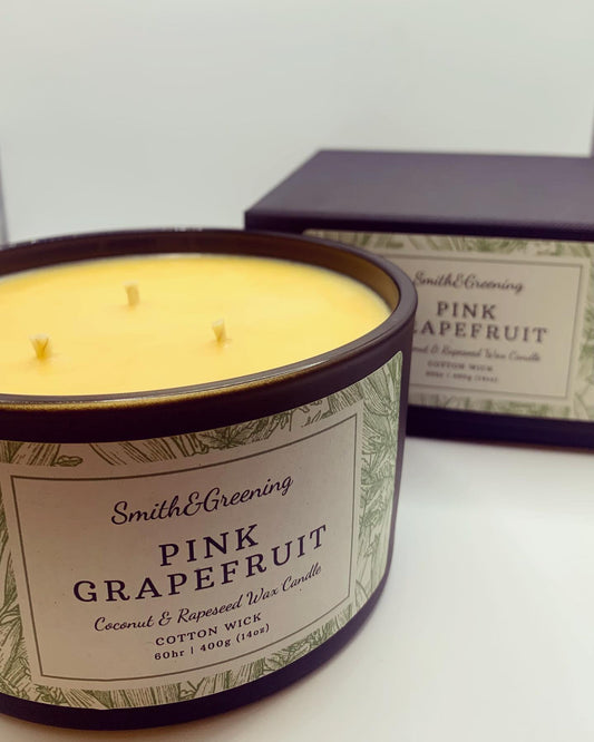Pink Grapefruit Aromatherapy Candle