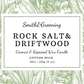 Rock Salt & Driftwood Candle