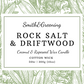 Rock Salt & Driftwood Candle
