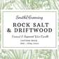 Rock Salt & Driftwood Candle