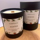 Winter Coconut Wax Candle. Hand poured, vegan candle with a choice of wooden or cotton wick.