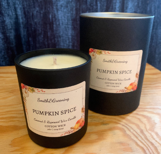 Pumpkin Spice Coconut Wax Candle