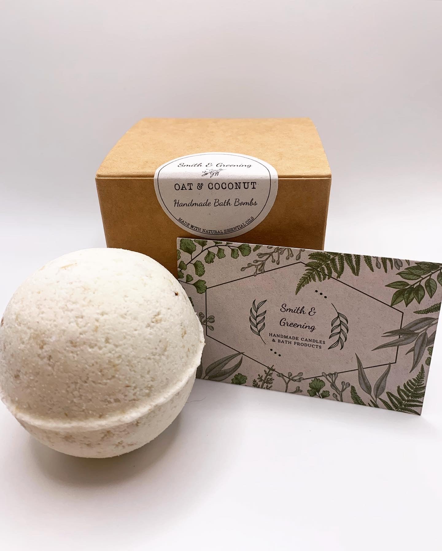 Oat & Coconut Bath Bomb
