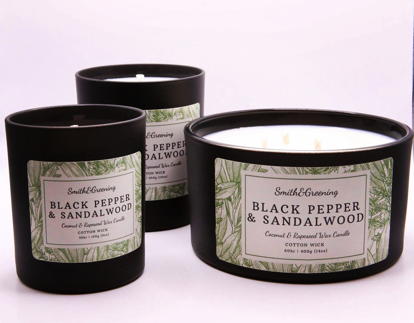 Black Pepper & Sandalwood Candle