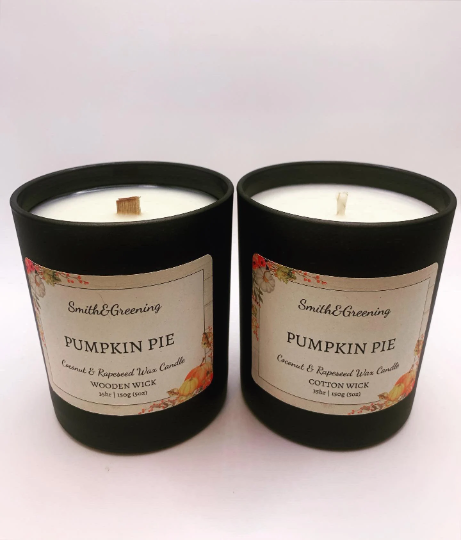 Pumpkin Pie Coconut Wax Candle