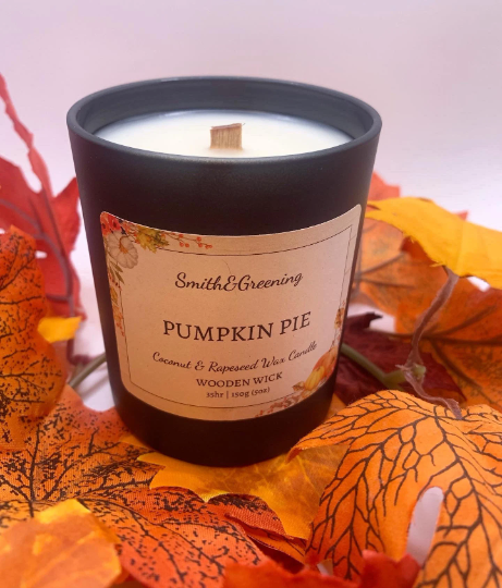 Pumpkin Pie Coconut Wax Candle